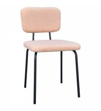 Стулья  "Ideal CF-080", КОМПЛЕКТ 4 шт., черный каркас, букле бежевый, 533255